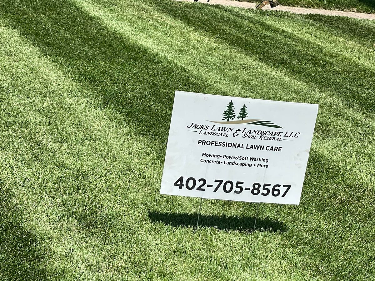 Mowing for Jacks Lawn & Landscape LLC  in Hastings, NE