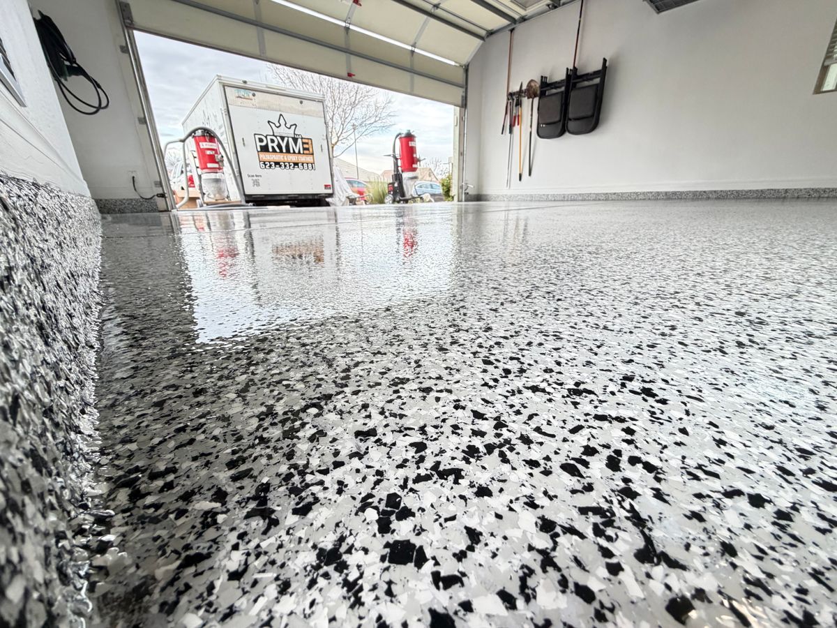 Epoxy Garage Coatings for PRYME EPOXY LLC in Mayer, AZ