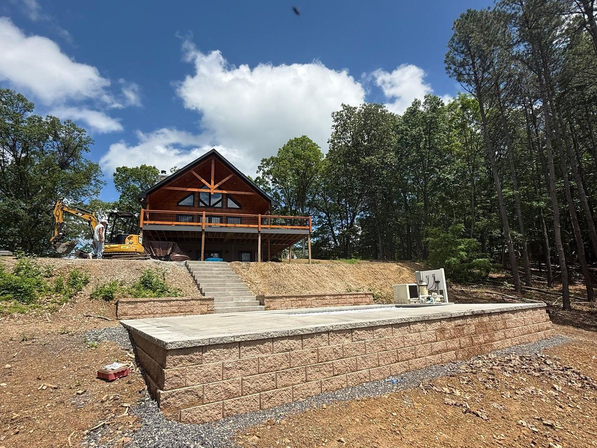 Site Preparation for Precision Pools & Excavation in Maurertown, VA