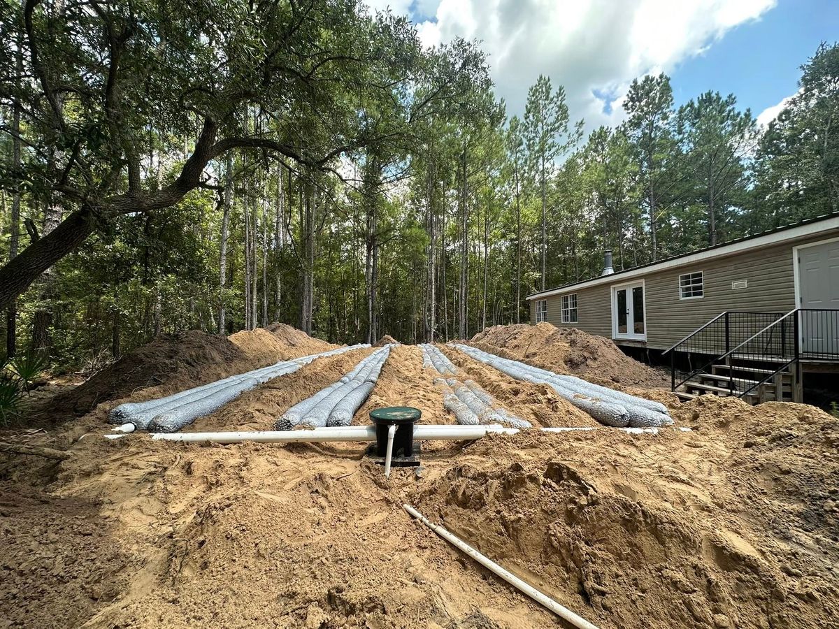 Complete Septic System Installation for TideCo Septic in Brunswick, GA