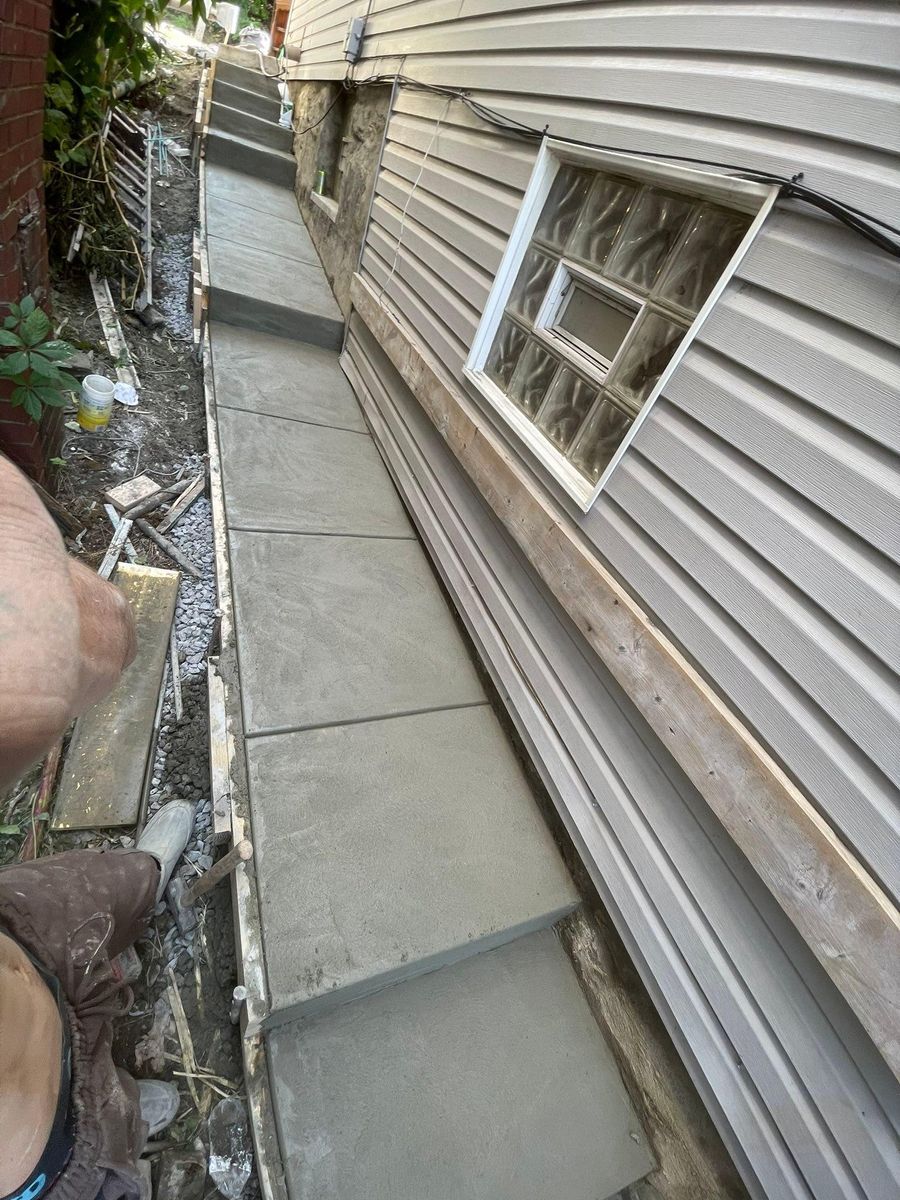 Concrete Repair for STS Custom Concrete in Butler County, PA