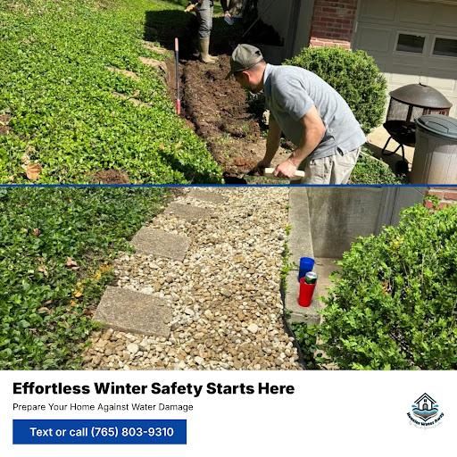 Trench/ french drains for Hoosier Water Away in Indianapolis, IN