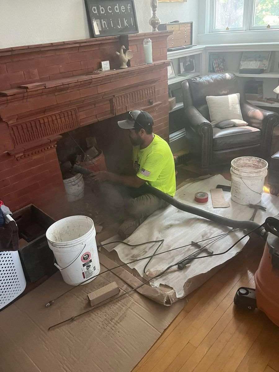 Fireplace Installation for Vermont Custom Masonry, LLC in Chittenden County, VT
