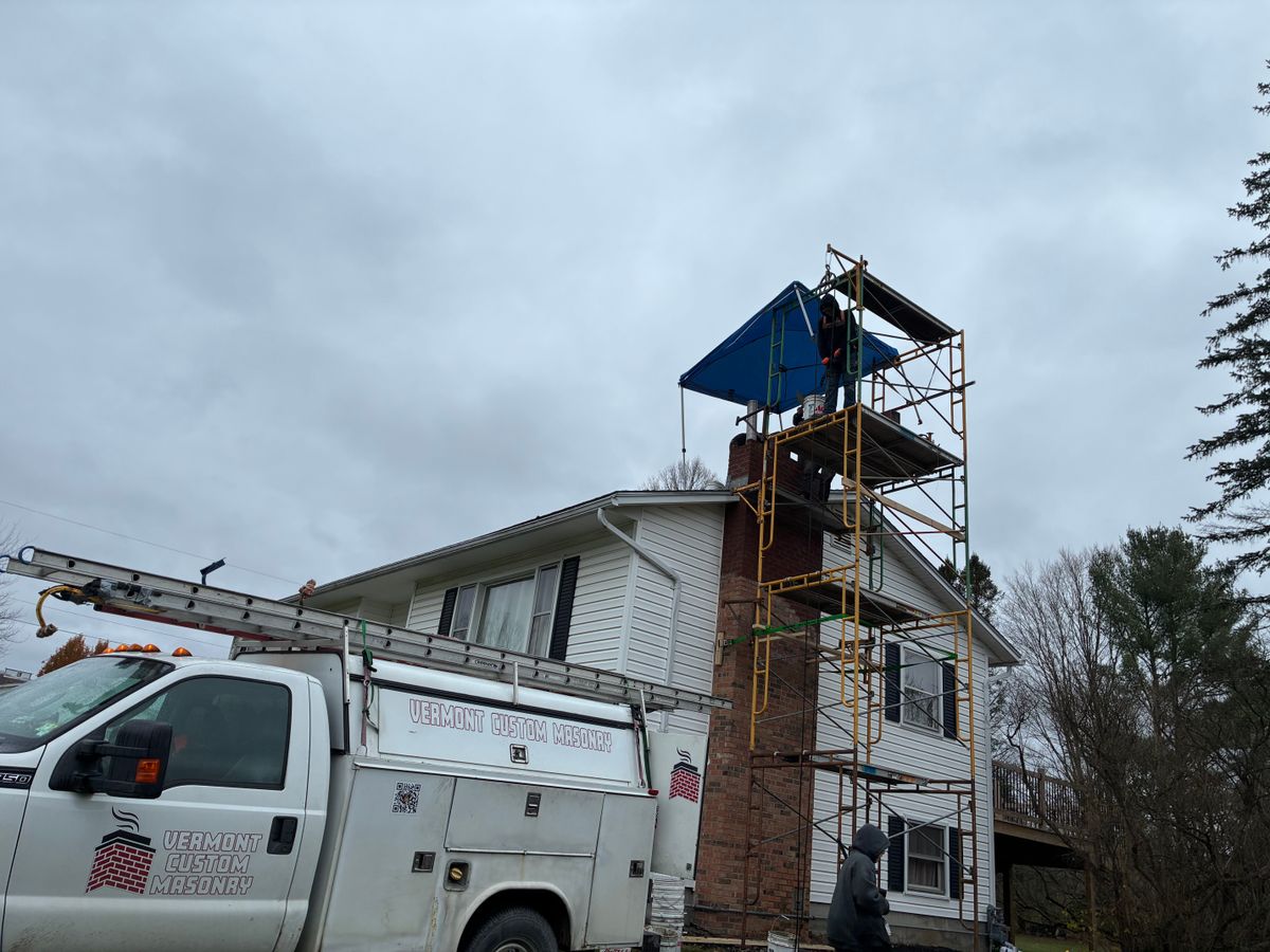 Masonry Restoration for Vermont Custom Masonry, LLC in Chittenden County, VT