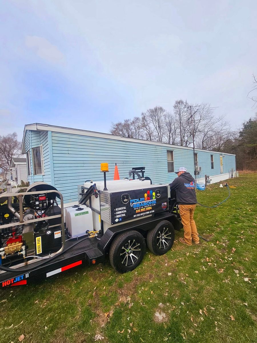 Drain Cleaning for Four Seasons Drain Services in Ionia County, MI