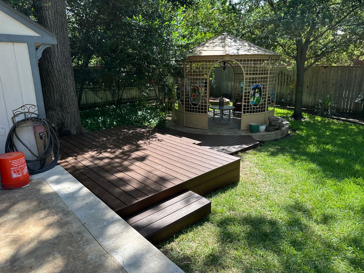 Deck Installation for Timberline Deck & Patio in Covington, TX