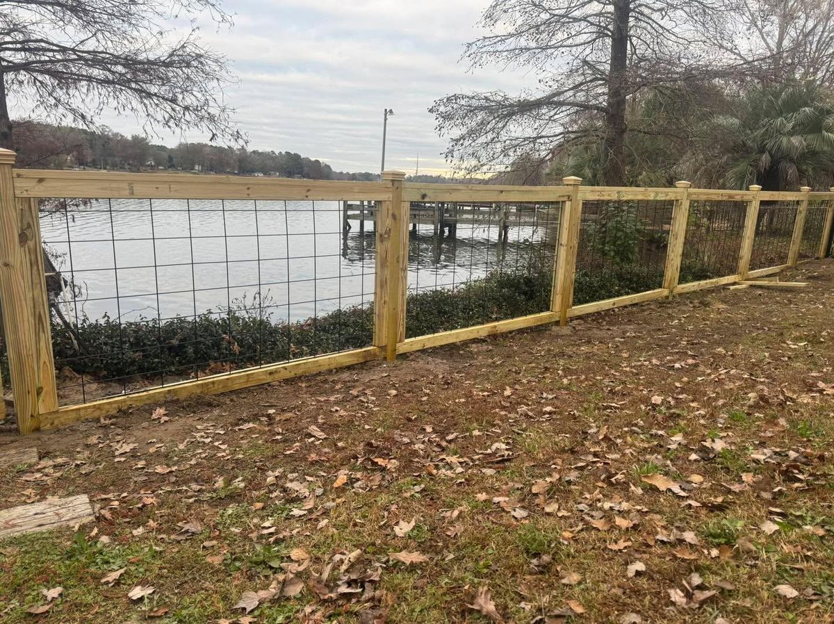 Specialty/Custom Fences for 4 In The Fire Fencing LLC in Darlington, SC