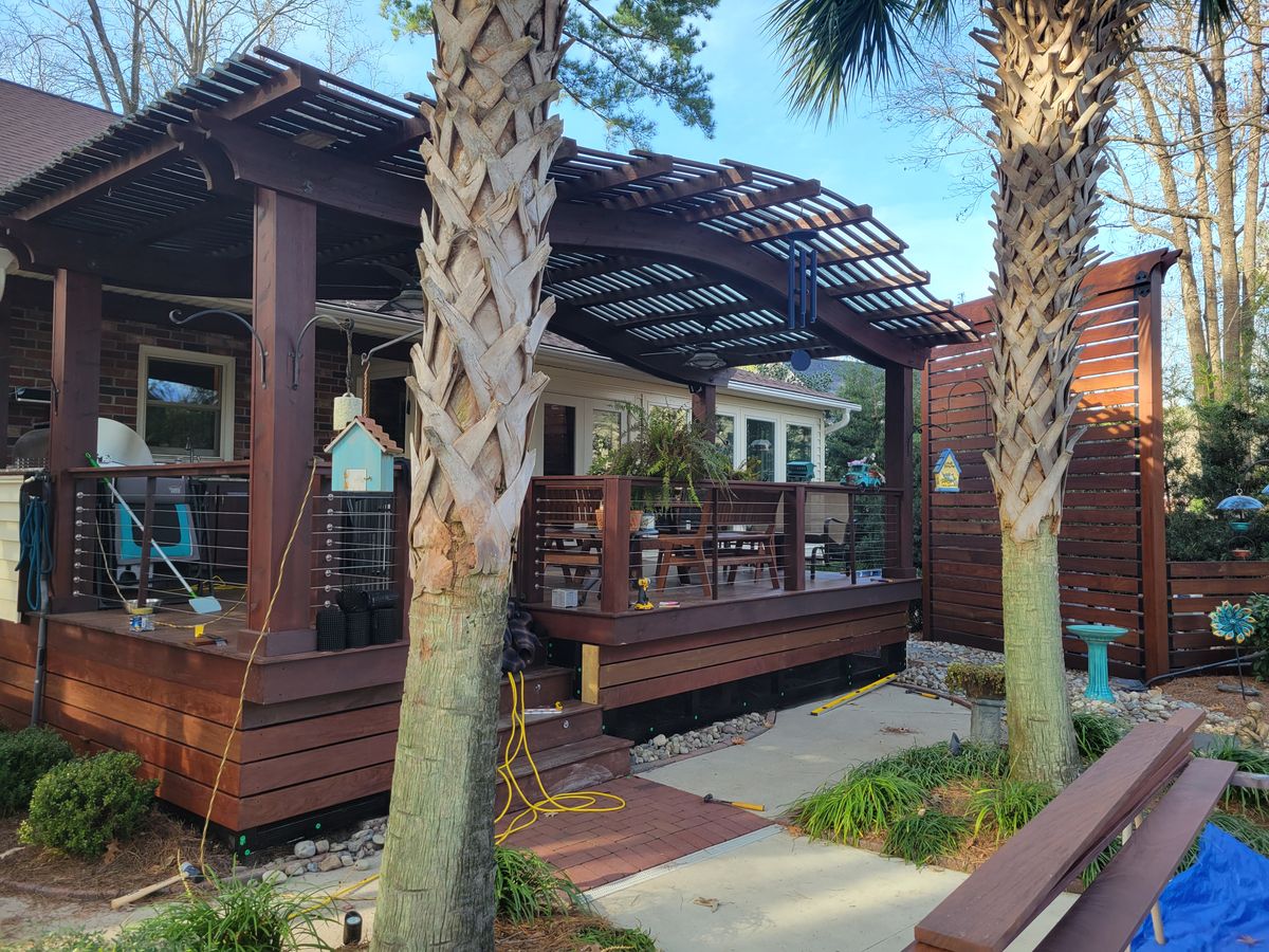 Deck & Patio Installation for GVL Renovations in Greenville, SC