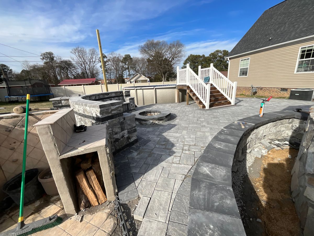 Hardscape Installation for RA Lawn Care, Landscape & Hardscape in Littleton, NC