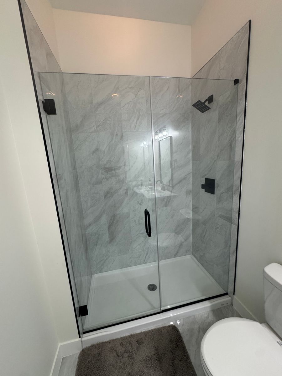 Custom Glass Installation for Topline Glassworks in Overland Park, KS