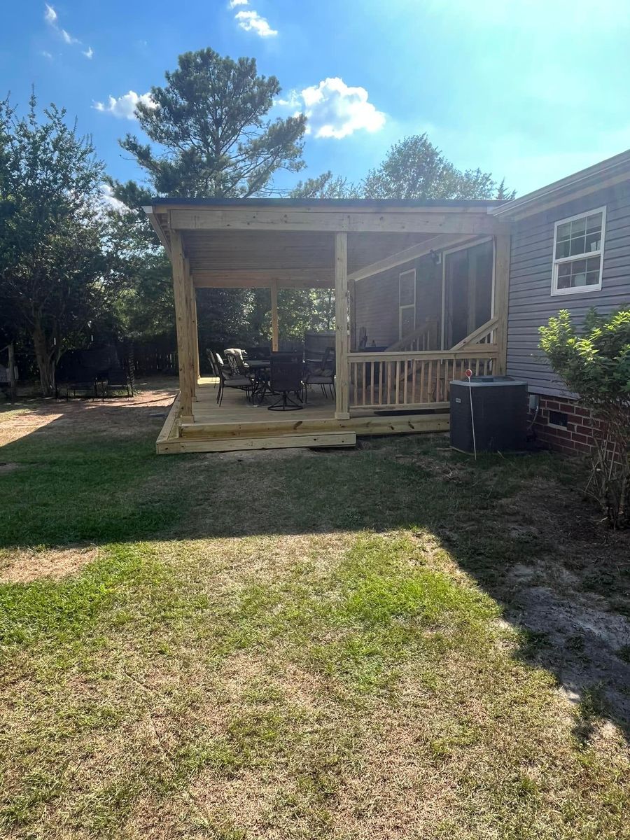 Metal Roof for JB Nealy Fence in Elgin, SC
