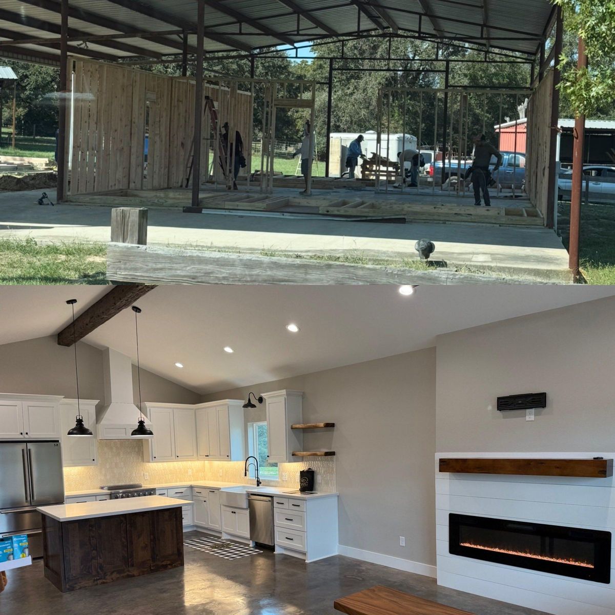 Custom Home Design for CWC Custom Homes & Barndominiums in Snook, TX