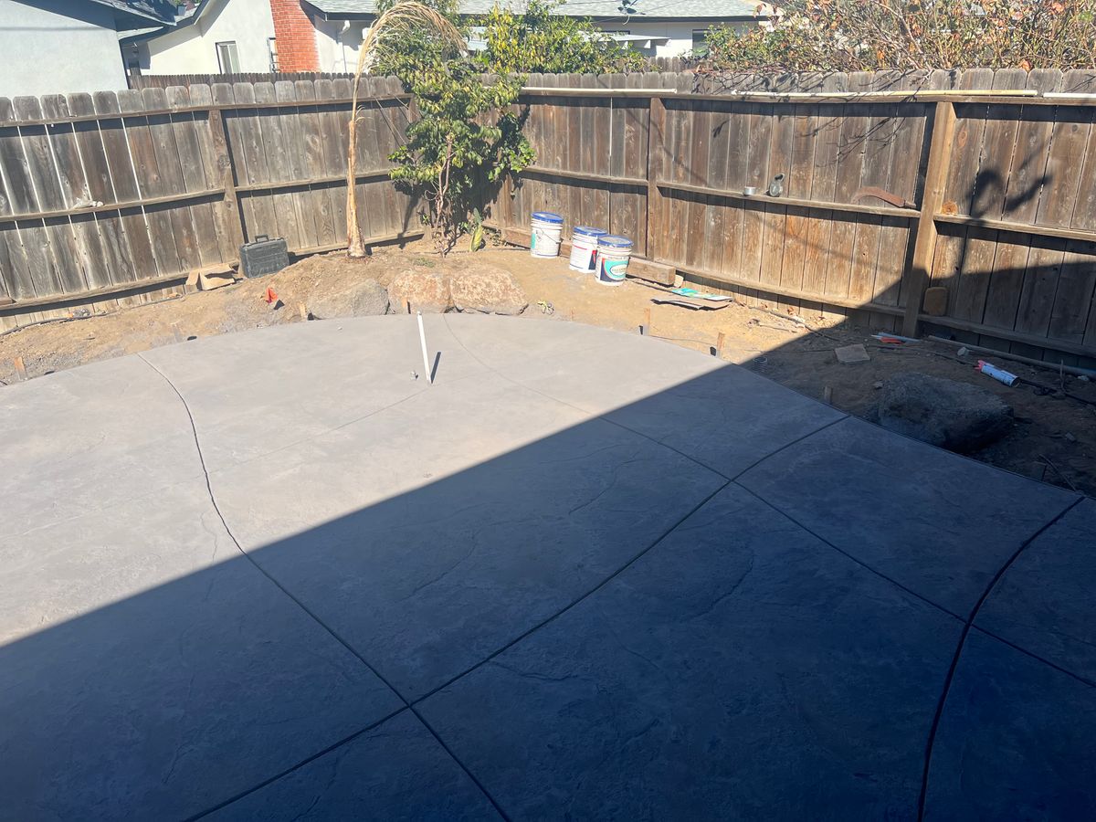 Patio Design & Installation for PREMIER CONCRETE CREATIONS in Stockton, CA