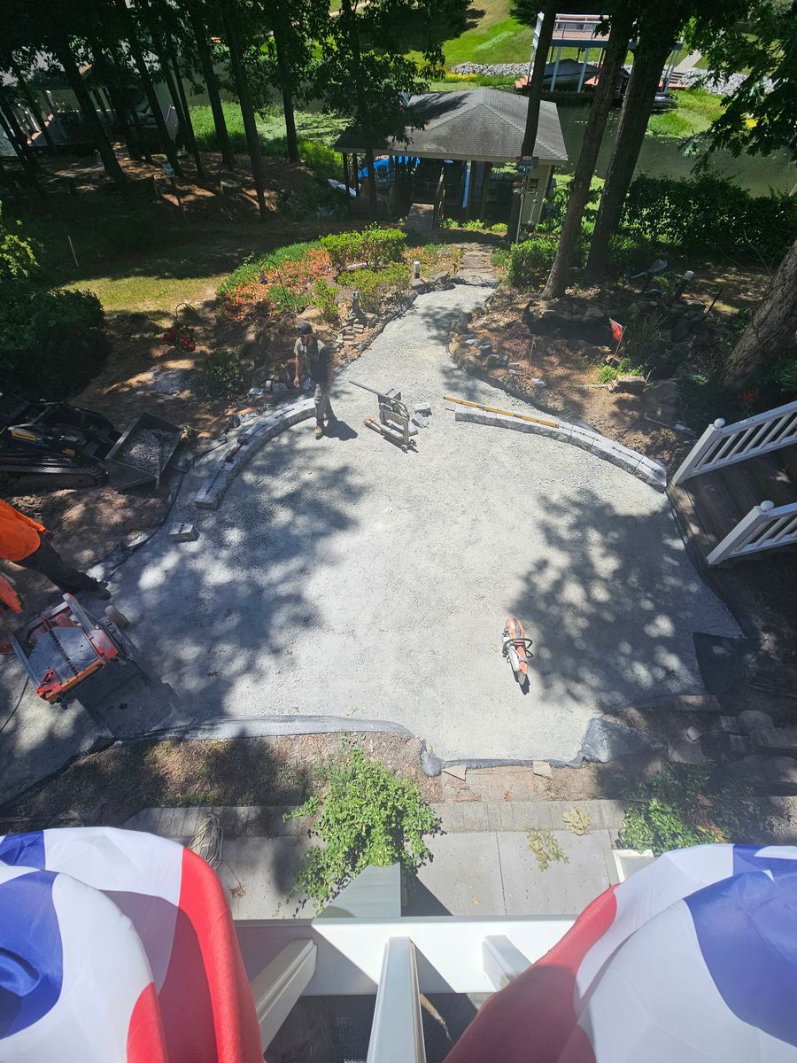 Patio Construction for RA Lawn Care, Landscape & Hardscape in Littleton, NC