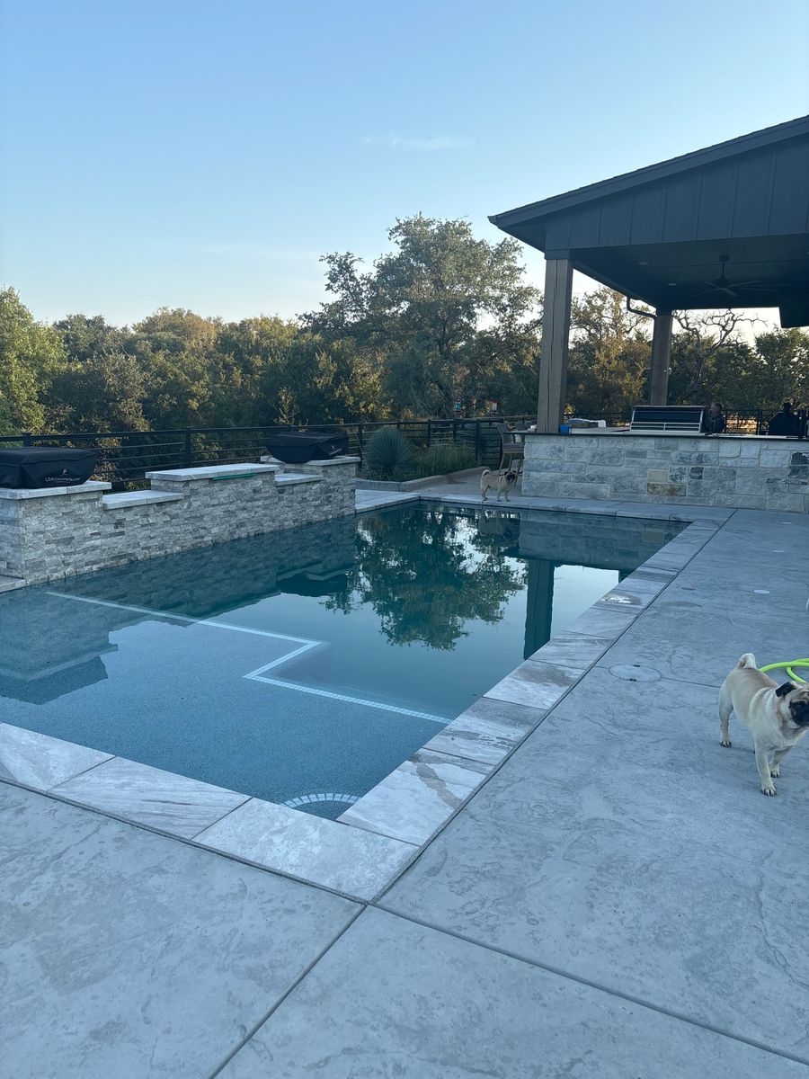 Custom Pool Construction for Black Diamond Custom Pools LLC in Azle, TX