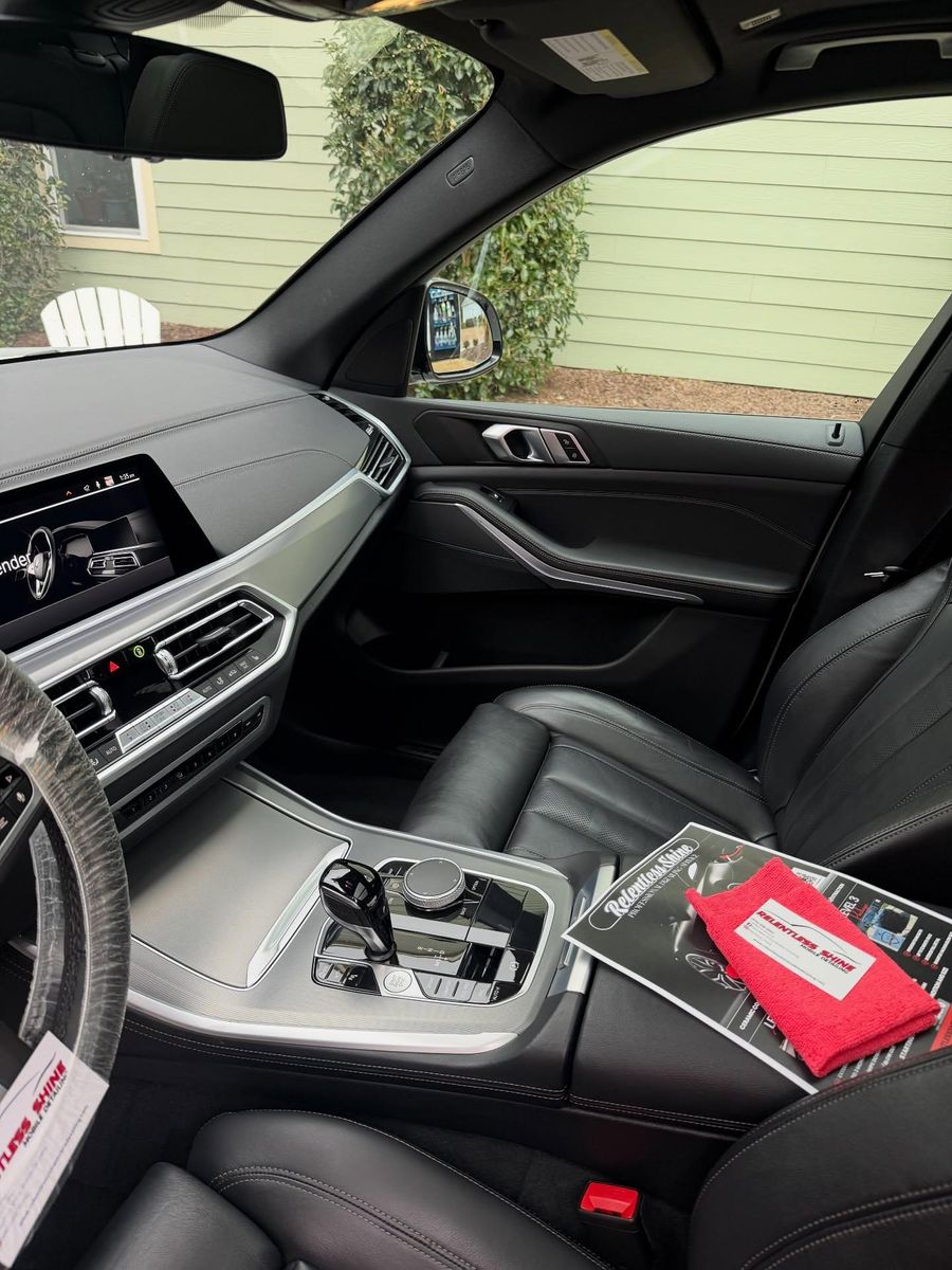 Interior Package for Relentless Shine Mobile Detailing in Calabash, NC