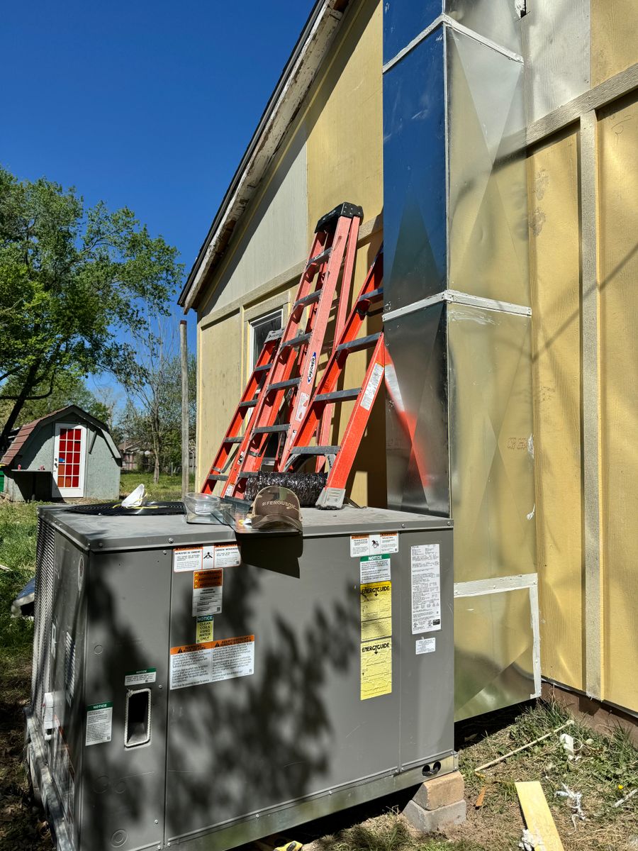 Residential HVAC Installation for Martin Heat and Air in Garfield, AR