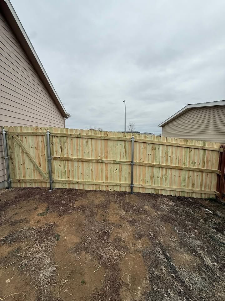 Residential Fence for DS Industries in Gillette, WY
