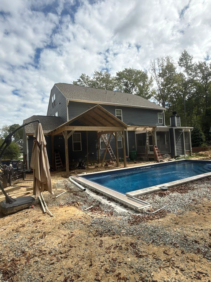 Pavilions for James River Pools and Spa in Powhatan, VA