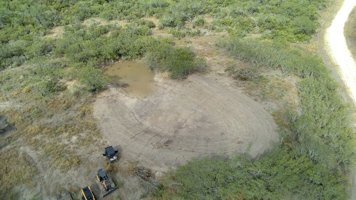 Property Grading for Strause Land Improvement & Construction in George West, TX