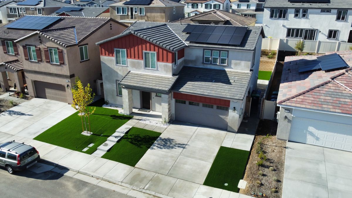 Artificial Turf Installation for Aidan Jade Landscaping in Riverside County, CA