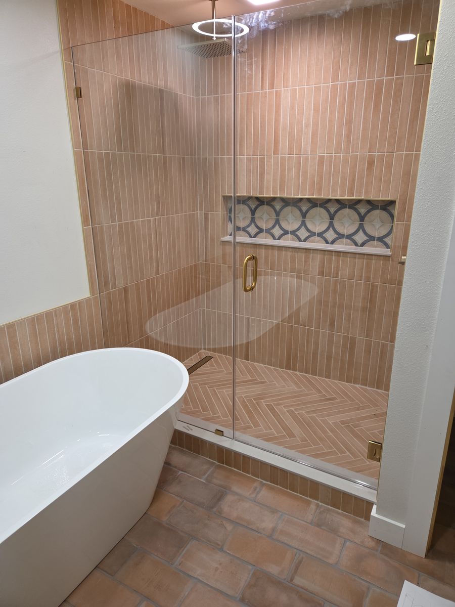 Tile Shower for D&J Custom Floors in Nederland, TX