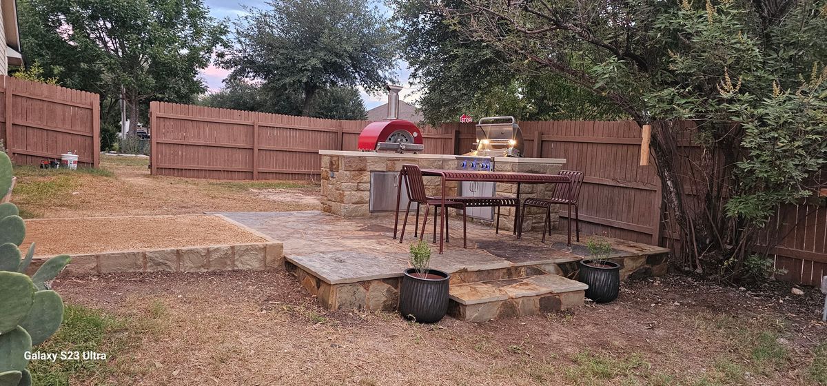 Stonework for Martin's Masonry & Landscaping in Leander, TX