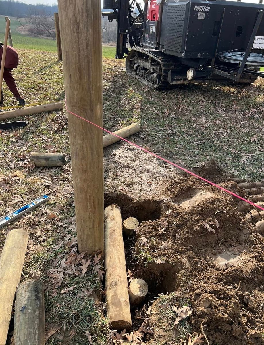 Fence Installation for Double H Fencing in Hartville, OH