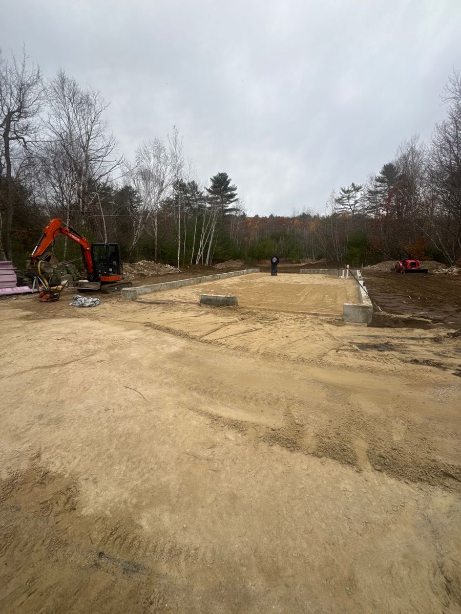 Excavation for Soil Builders LLC in West Durham, ME