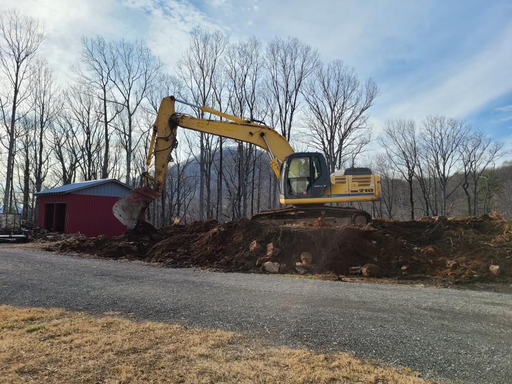 Excavation for Lanier Excavating LLC in Bedford County, VA