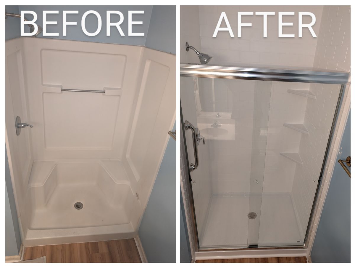 Custom Showers for Brick City Bath in Sanford, NC