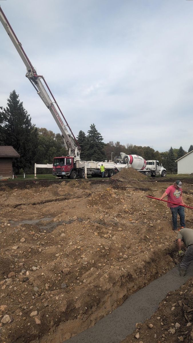 Concrete for Midsota Construction Services in Willmar, MN