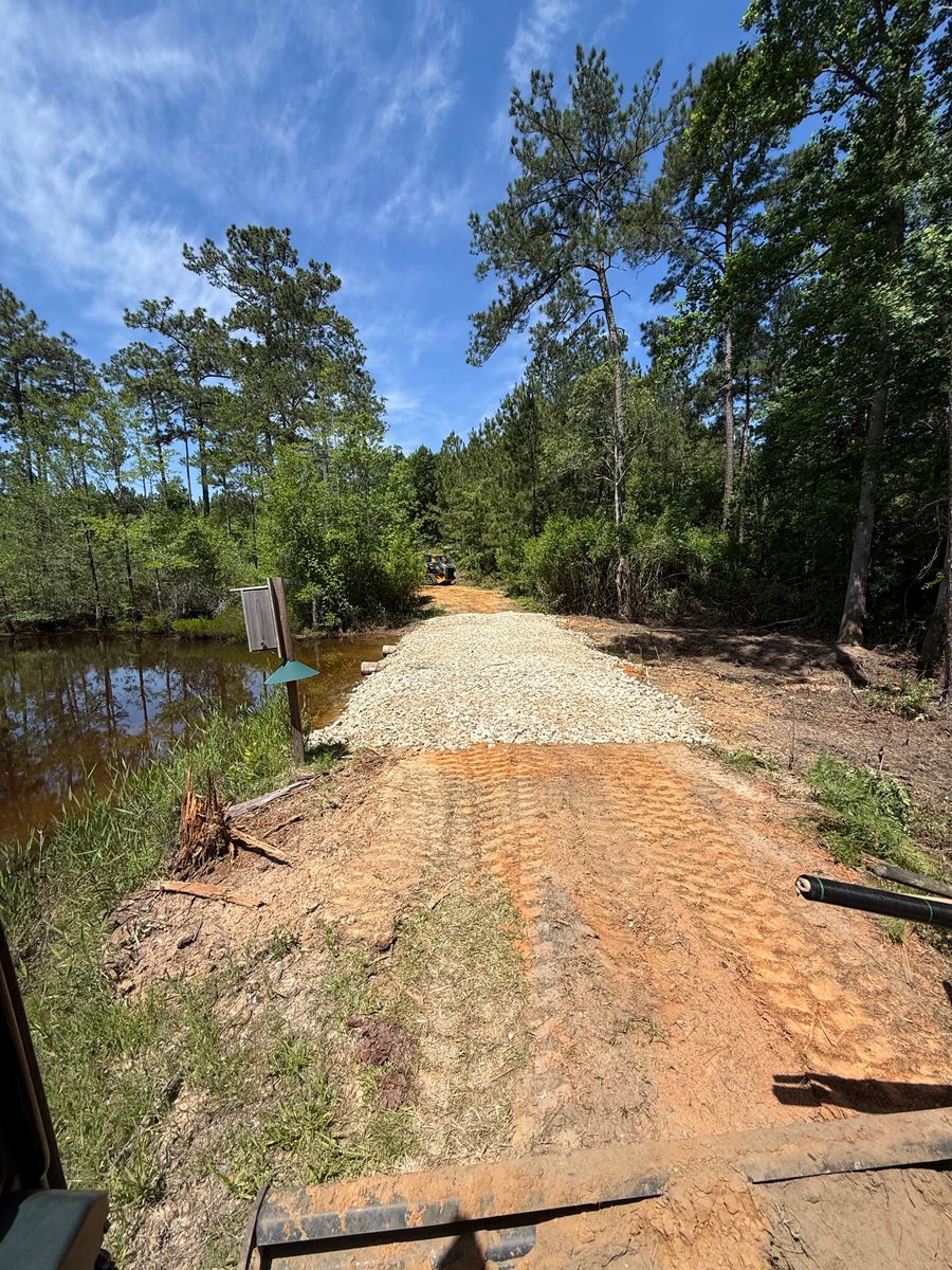 Land Clearing for Earthworks Septic LLC in Albany, Georgia