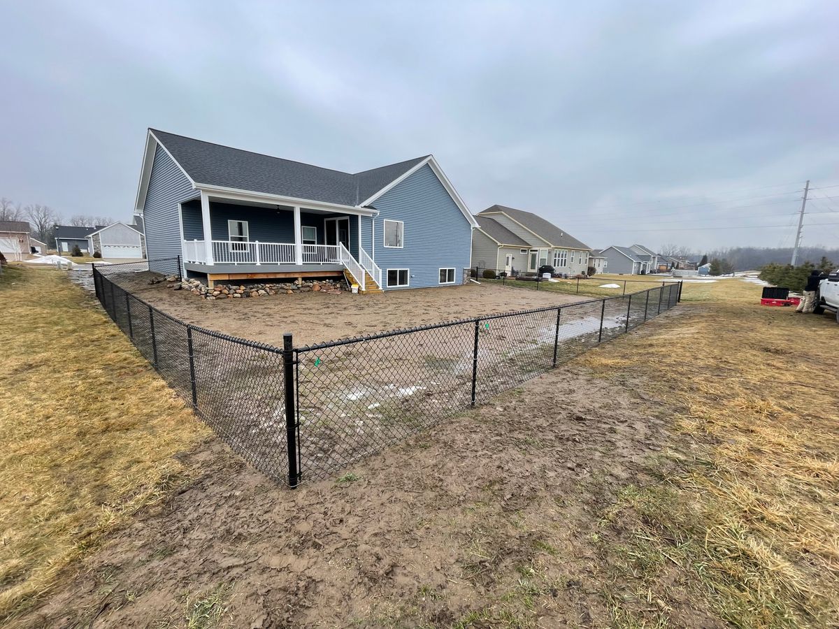 Fence Installation for TMF Services in Lapeer County, MI