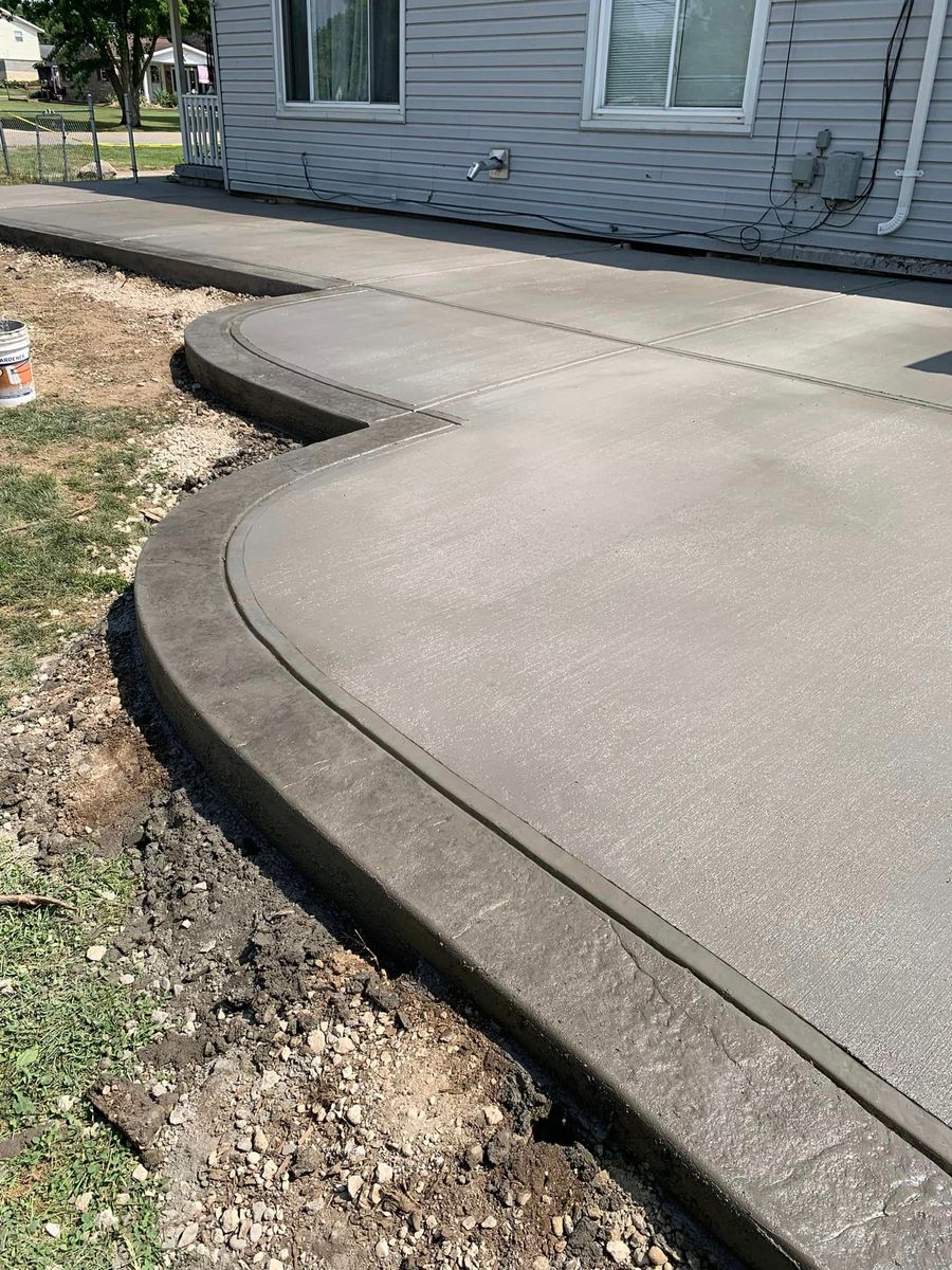 Concrete Slab Construction for G&A Contracting, LLC  in Germantown, OH