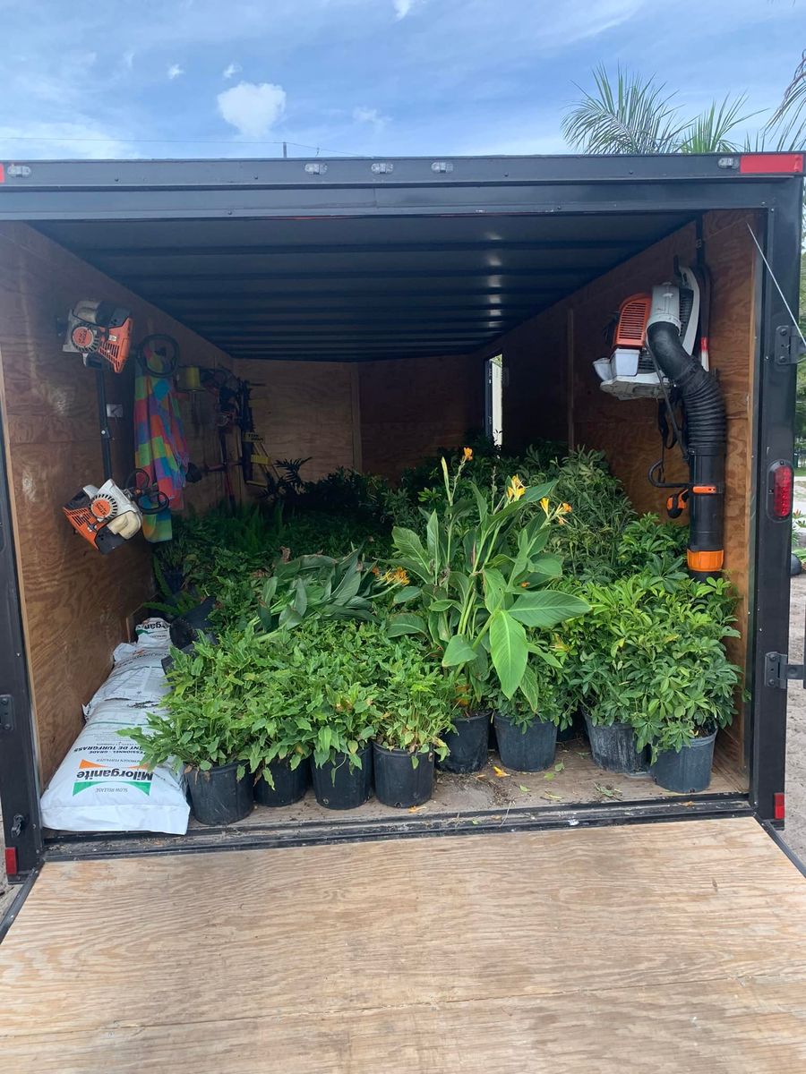 Landscape Installation for DelliQuadri Landscapes LLC in North Port, FL