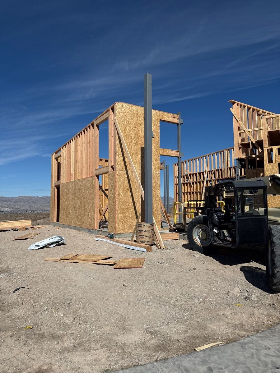 Framing for Ant Farm Construction in Kingman, AZ
