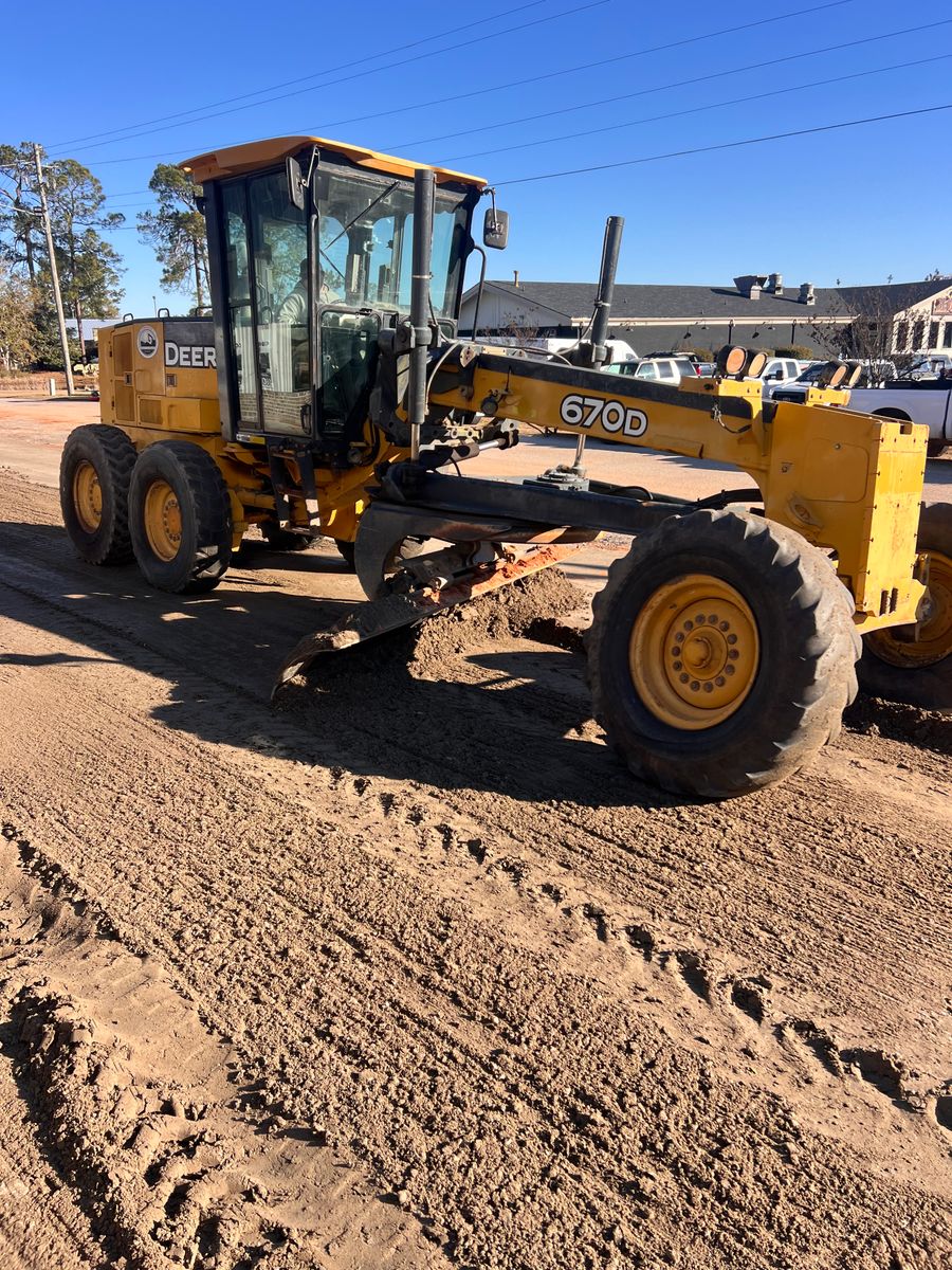 Grading for Coursey Construction in Metter, GA