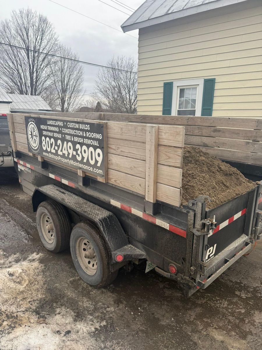 Junk Removal for Bishop’s Property Maintenance in Franklin, VT