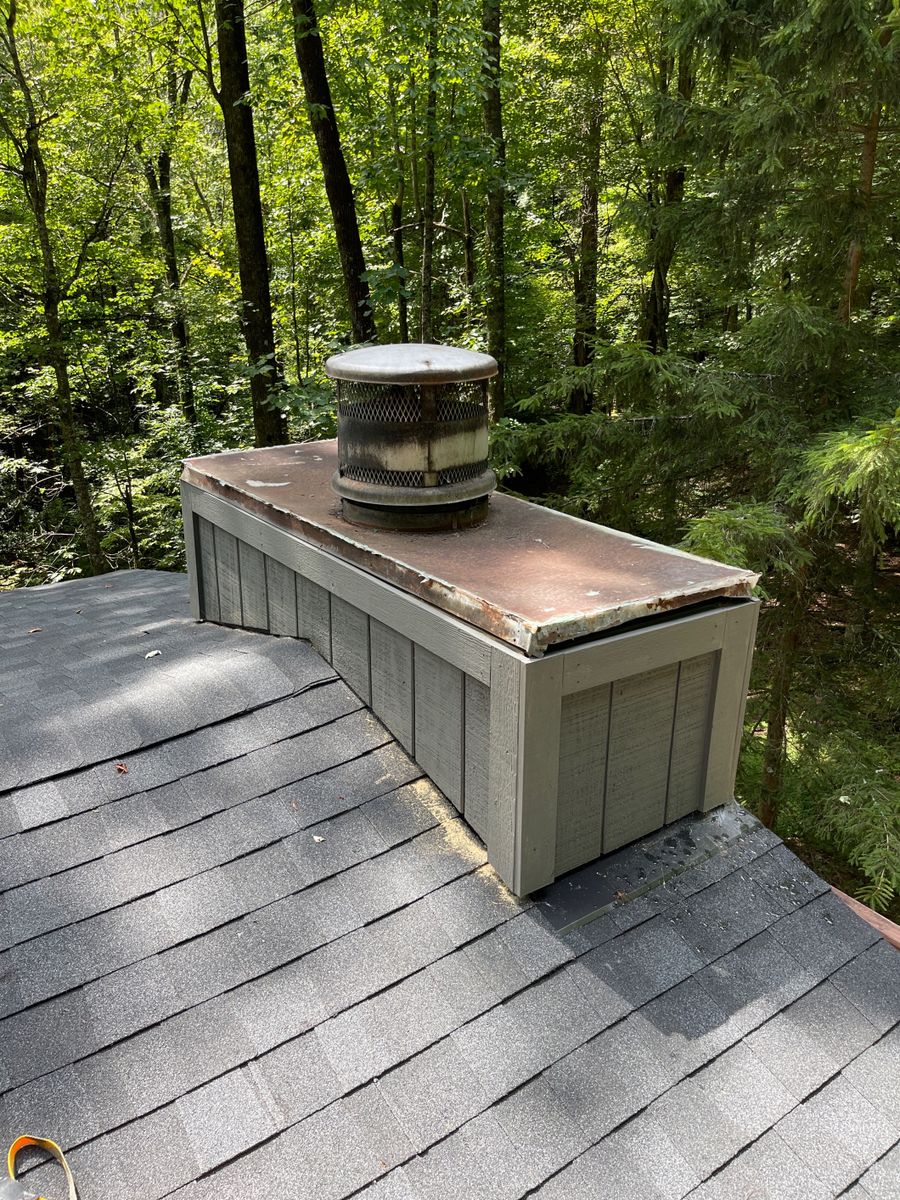 Chimney Replacement for RJ Roofing of WNC in Brevard, NC