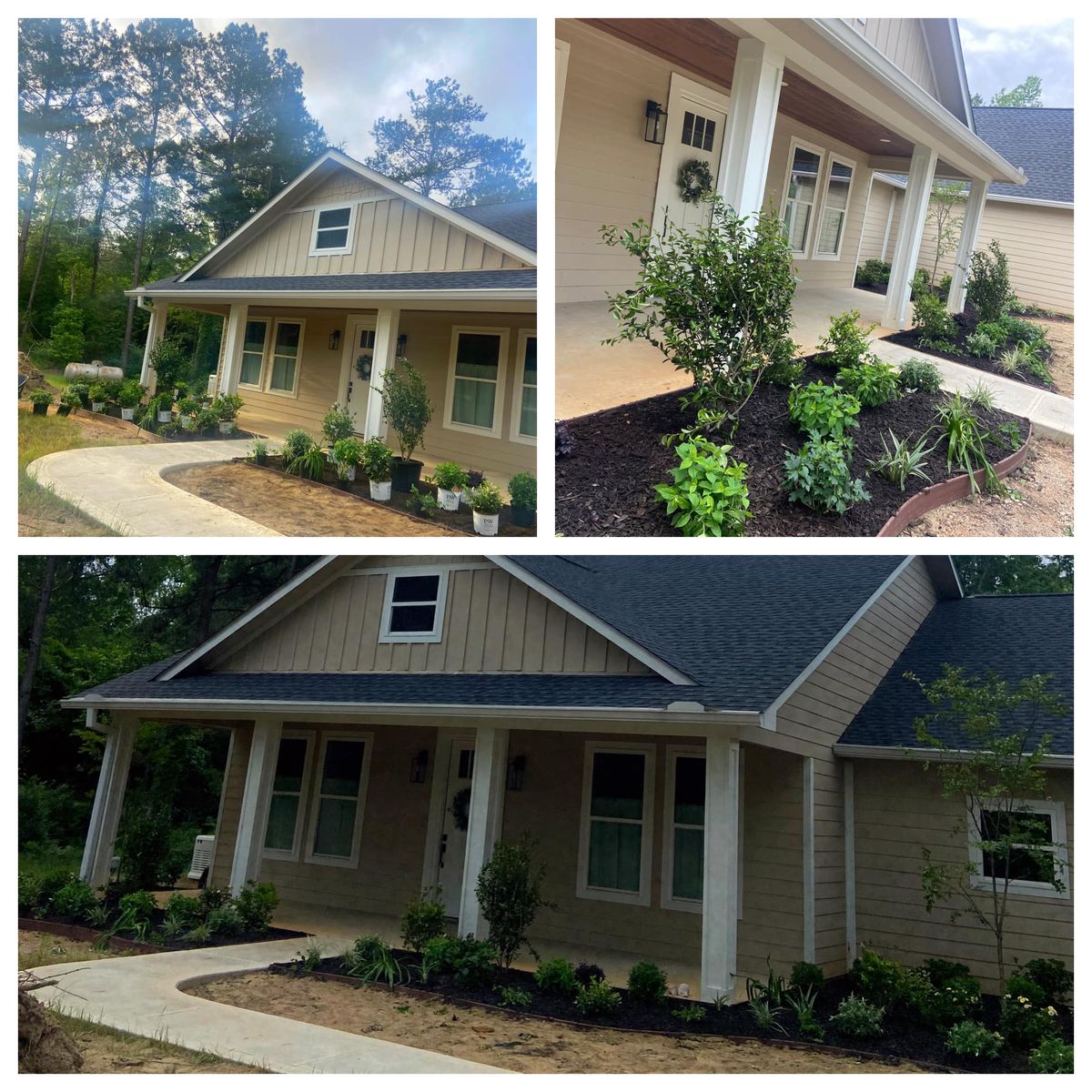 Mulch Installation for Texas Vision Lawn & Landscape in Beaumont, TX