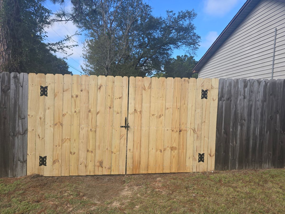 Fence Repair for Phillips Fencing Solutions in Pensacola, FL