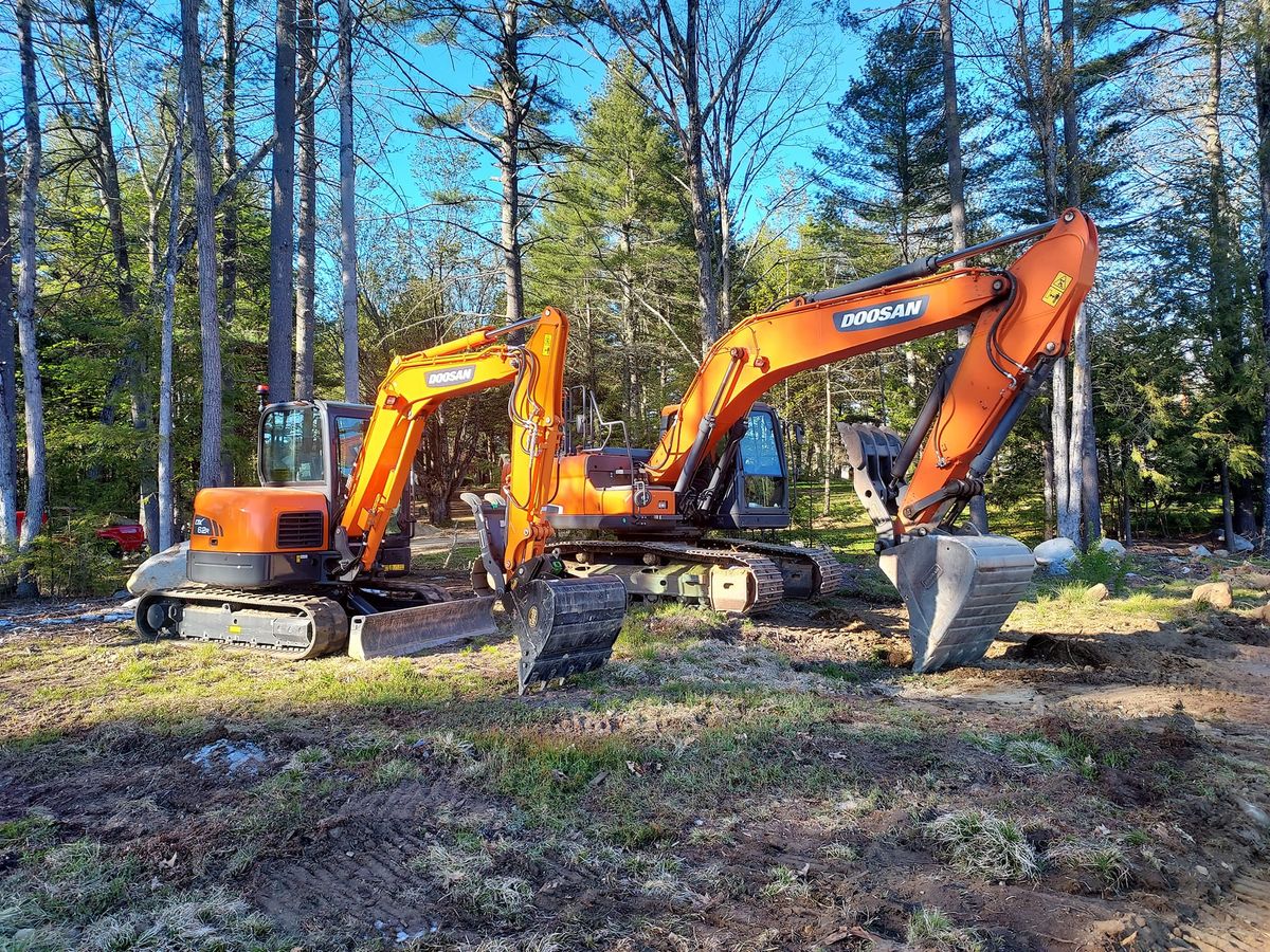 Land Clearing for MJS Excavating in Hardwick, MA
