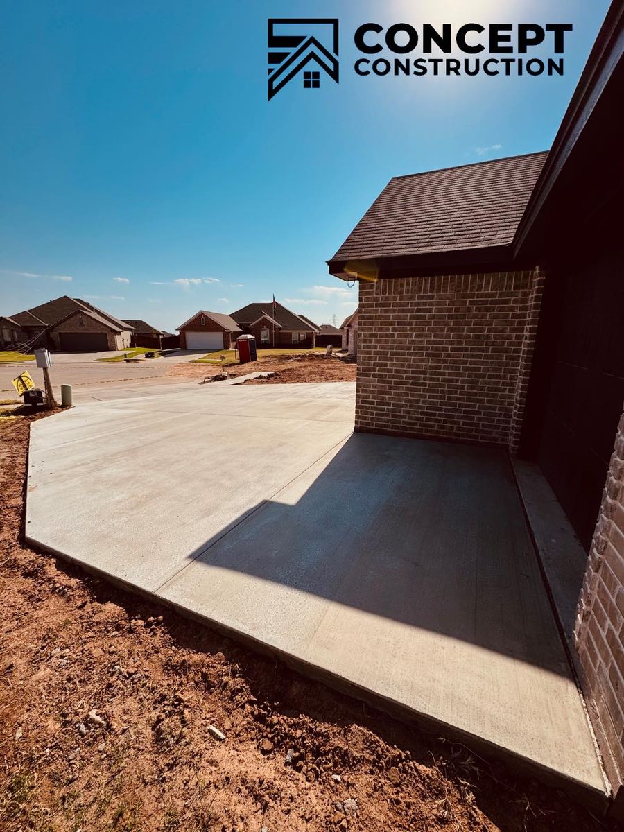 Concrete Slab Construction for Concept Construction in Vernon, TX