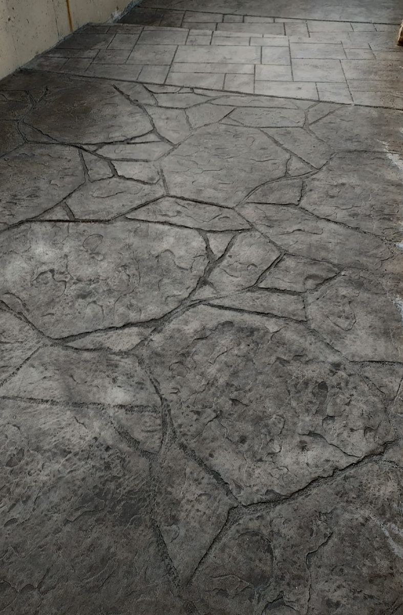 Stamped Concrete for J and Son Colorado Concrete in Colorado Springs, CO
