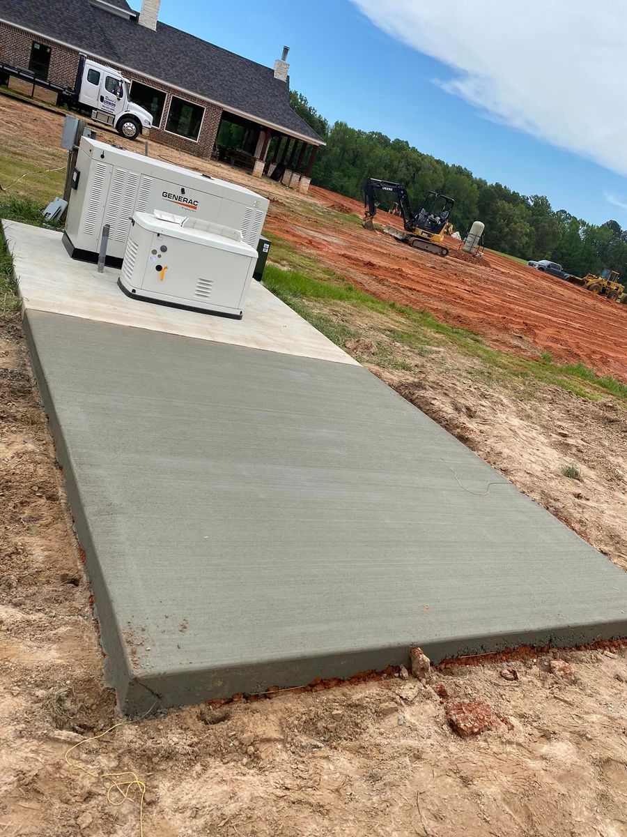 Concrete Slab Construction for JMD Concrete Company in Gilmer,  TX