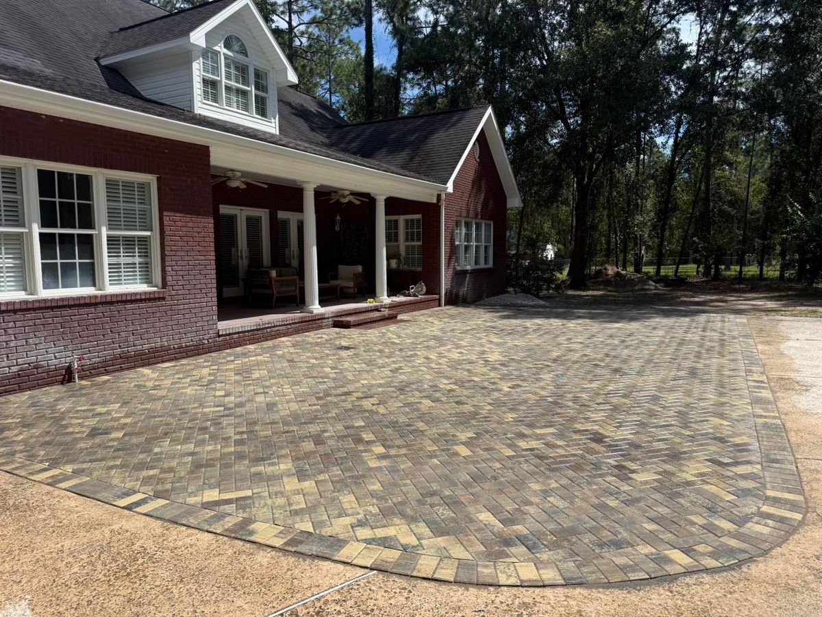Hardscape Installation for Santos Landscape in Waycross, GA