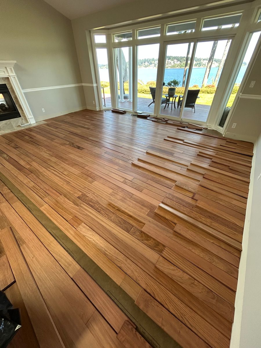Floor Installation for Revamped Floors in Yelm, WA