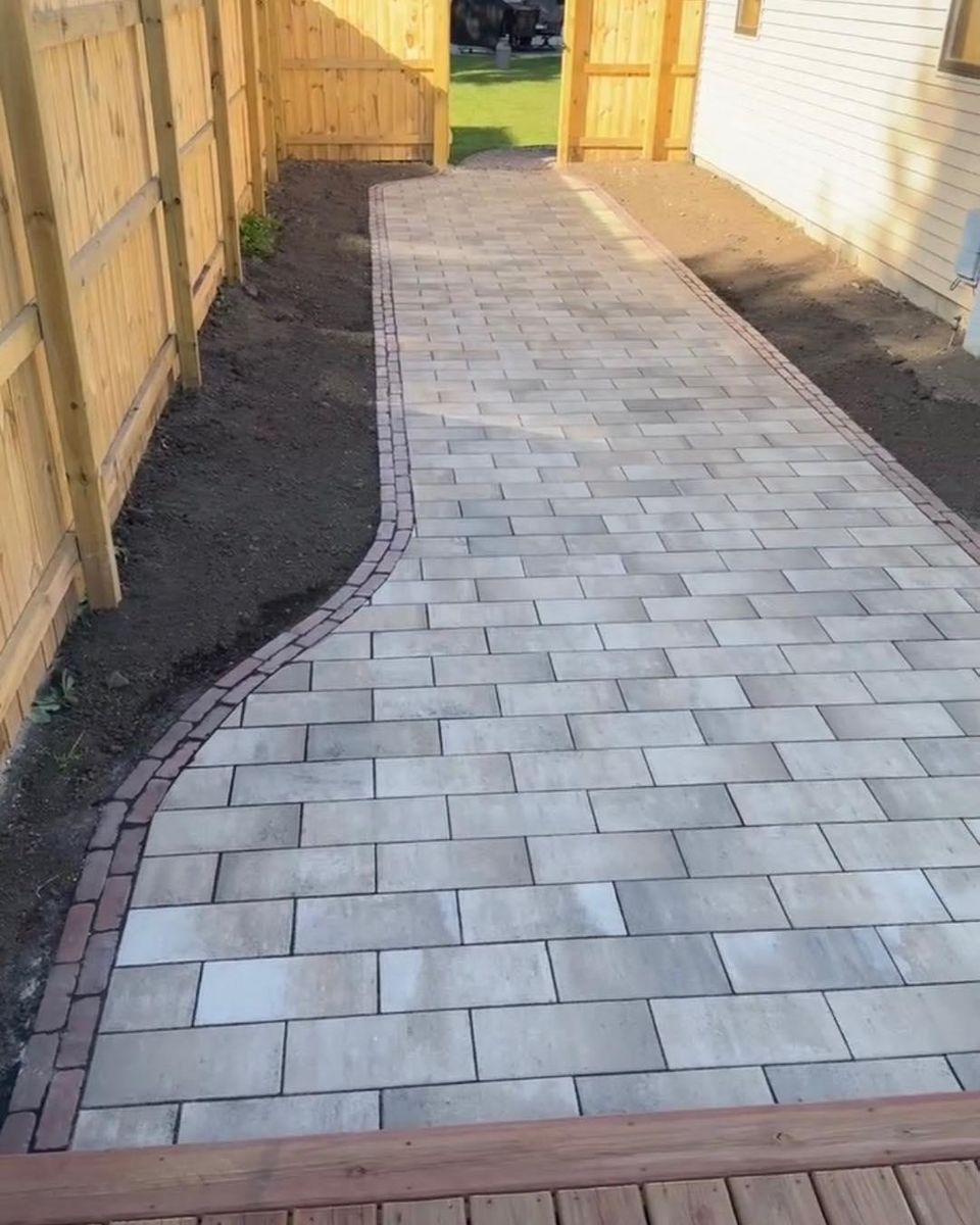 Paver Walkways for H&L Lawn Care LLC in Twin Lakes, WI