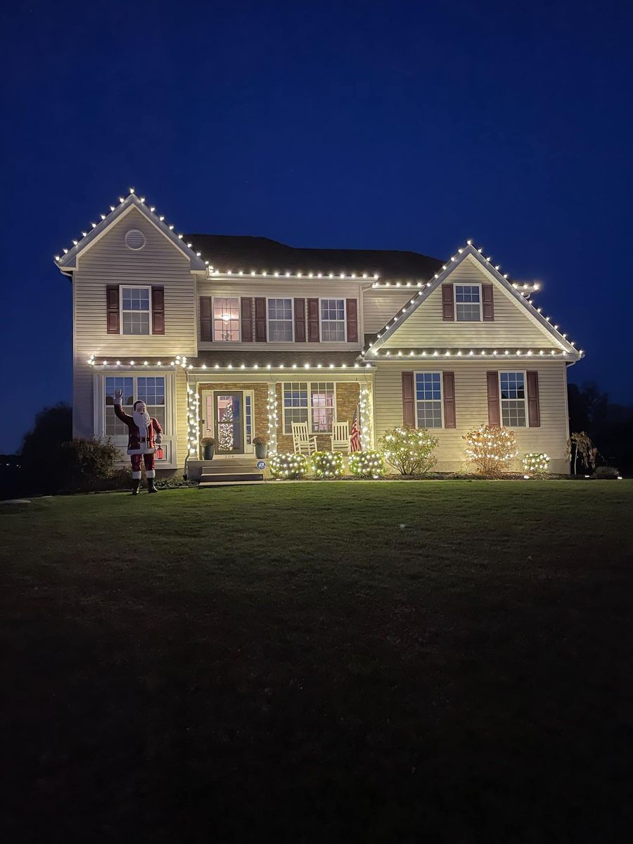 Permanent Lighting for Happy Holiday Christmas Lighting in Mullica Hill, NJ